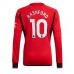 Billige Manchester United Marcus Rashford #10 Hjemmebane Fodboldtrøjer 2023-24 Langærmet